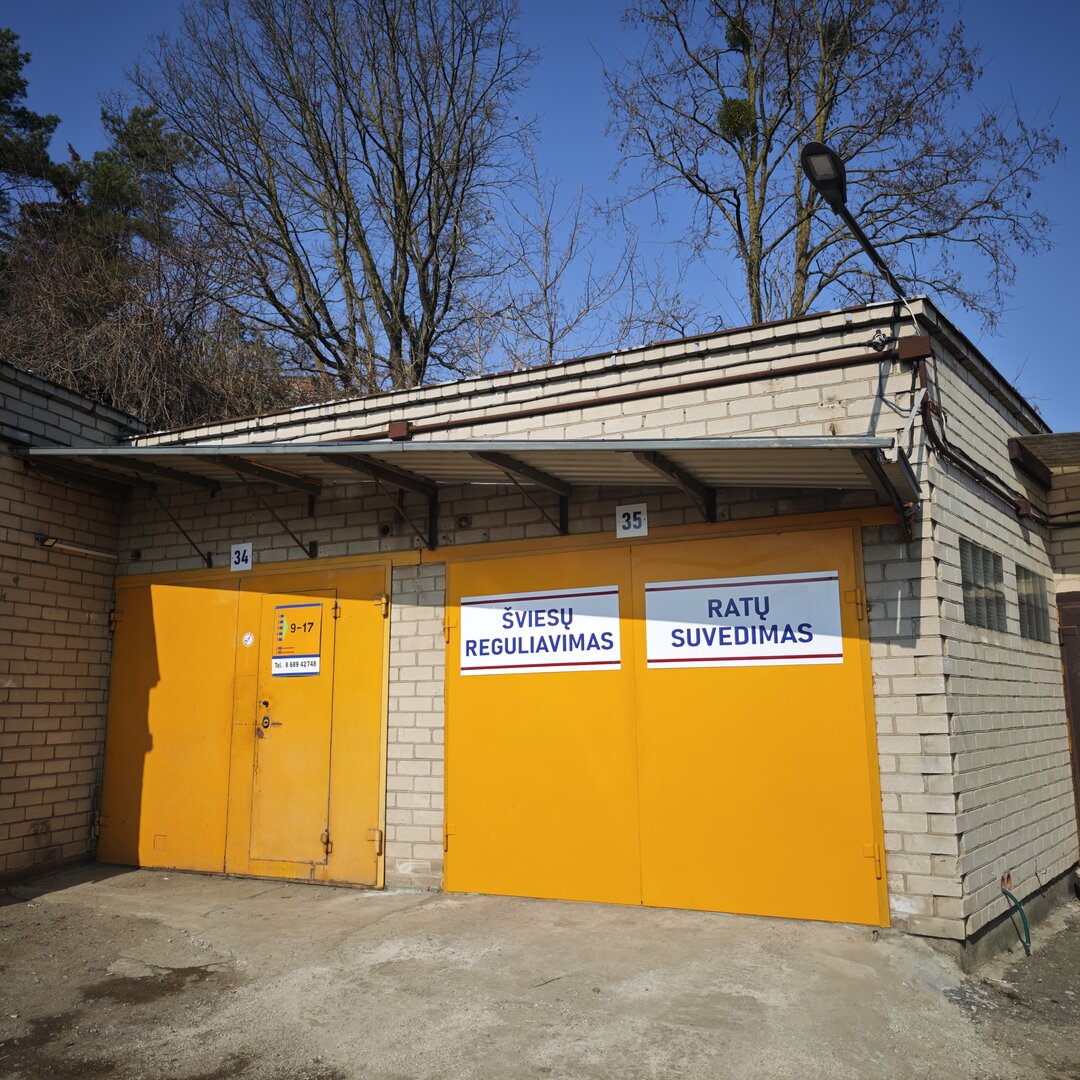 Garažo durys ratų suvedimo servise Kaune