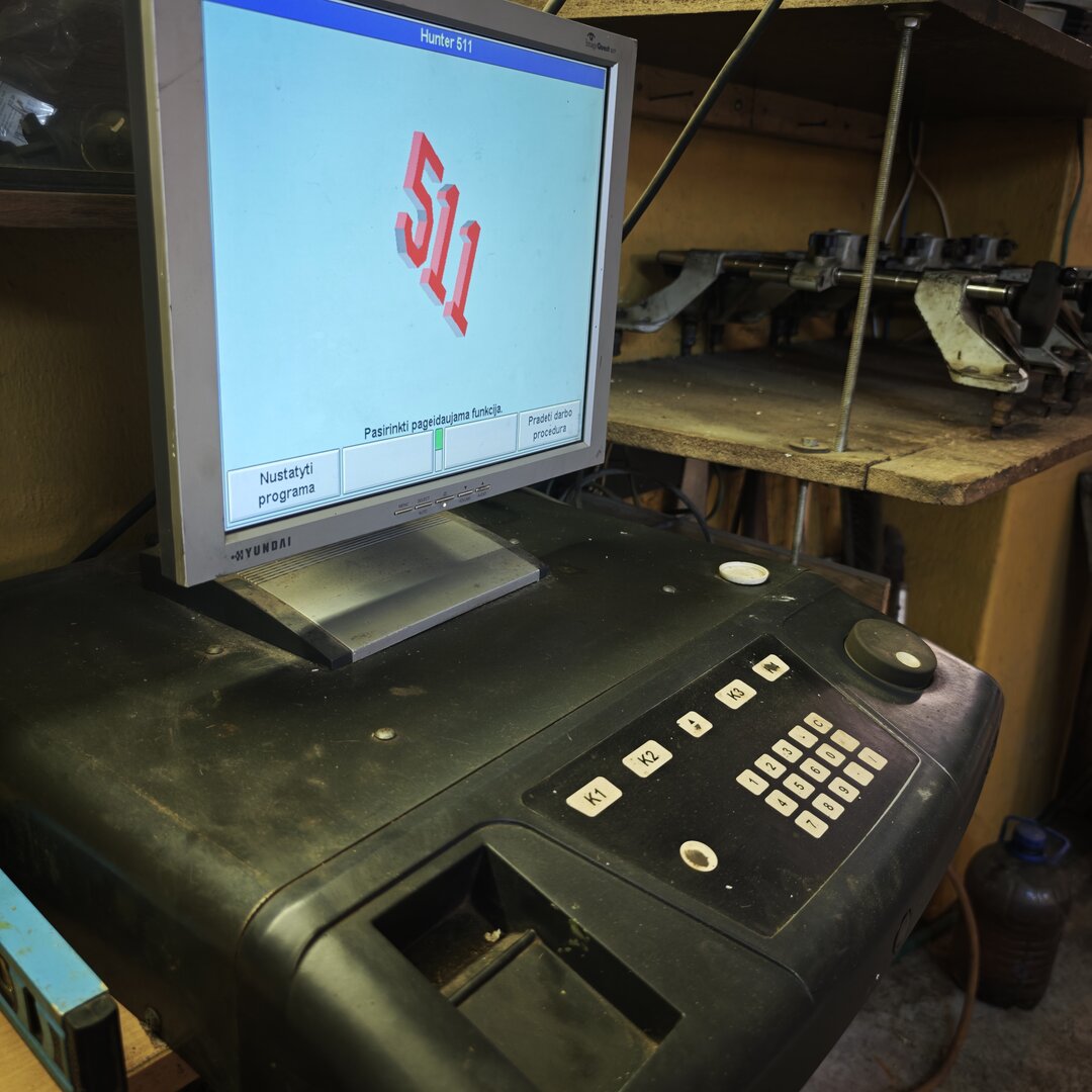 Hunter 511 kompiuterinė sistema – įrodymas, kad dirbame su įranga, o ne „iš akies“ Kaune